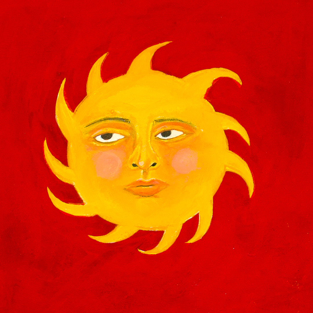 The Sun Watched As She Rode Away Under A Fire Red Sky