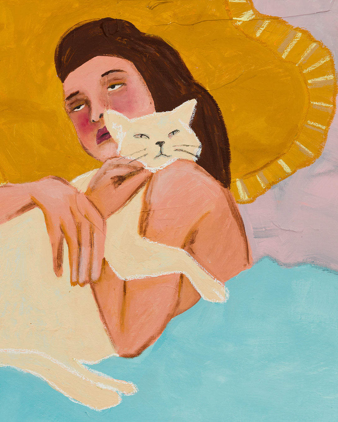 In my arms, the world