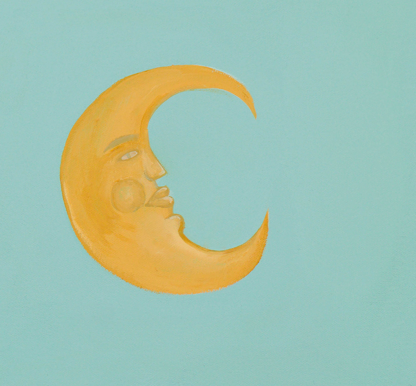 Between the moon and me