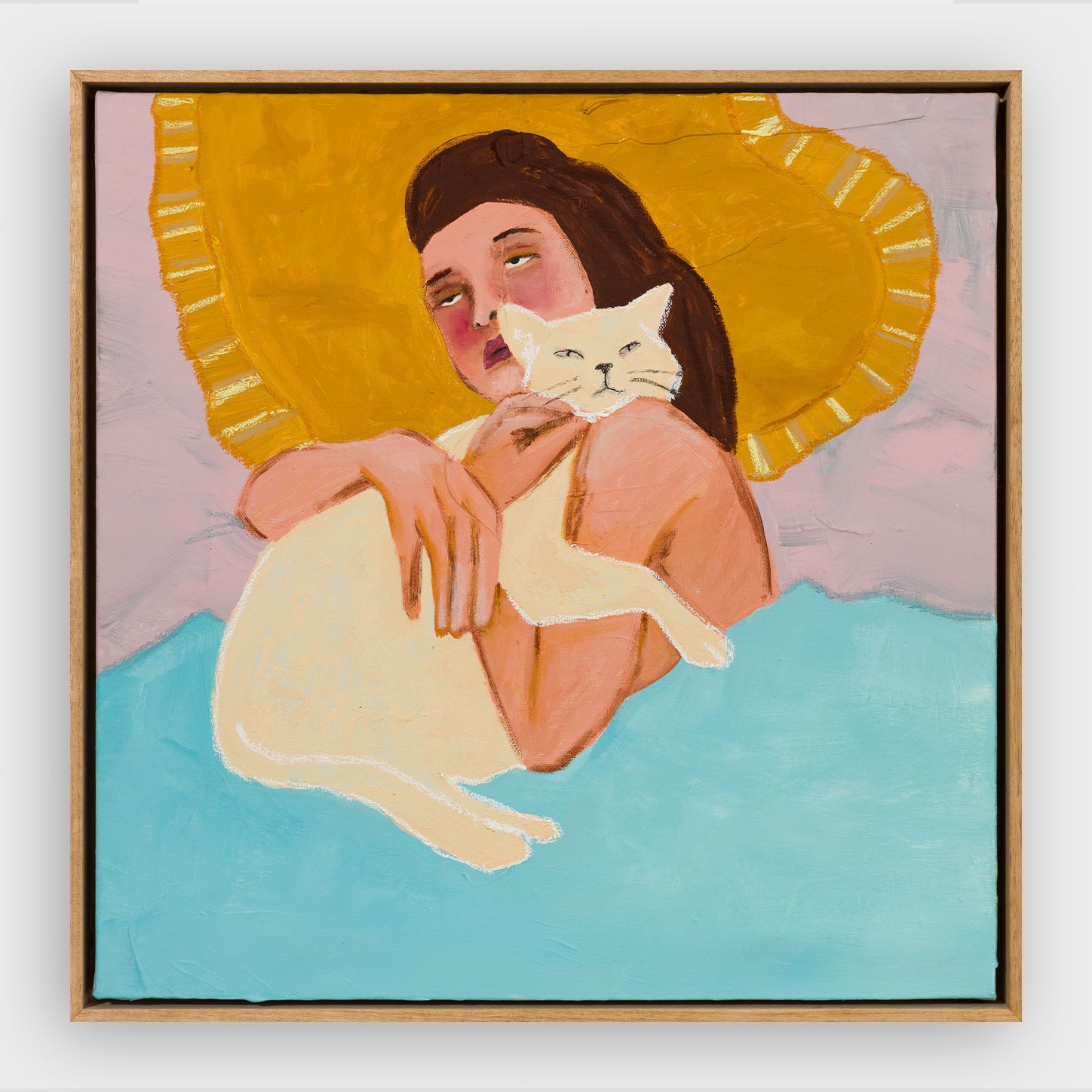 In my arms, the world